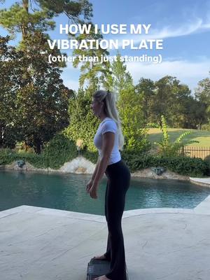 How I use my power plate for lymphatic drainage benefits✨ #vibrationplate #powerplate @LifeproUSA 
