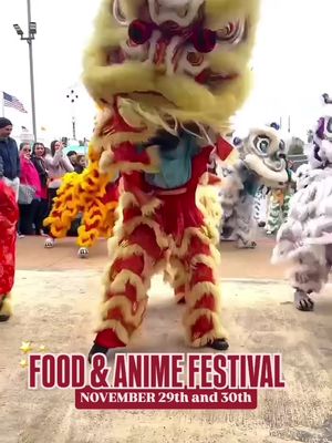 @otakufoodfestival NOVEMBER 29th & 30th FREE ENTRY!  There will be over 100+ food and anime vendors selling street food from all over the world and lots of handmade anime products. There will also be a lion dance, cosplay and lots of entertainment like sumo, live concerts, and so much more. I LOVE ASIAN STREET FOOD SO IM SO EXCITED FOR THIS!!!! Event Details: 📍 555 Almeda Mall  ⏰ Saturday, Nov 29: 11am-7:30pm  Sunday Nov 30: 11am-5:30pm