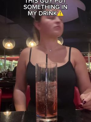 This guy put something in my drink. 