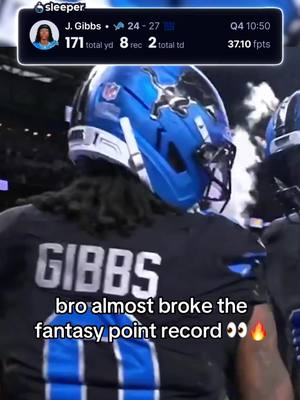 jahmyr gibbs is genuinely unstoppable 🔥 #jahmyrgibbs #lions #fantasyfootball #nfl