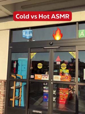 Which one do you like better - cold or hot? 🧊🔥 #asmr #publicasmr #circlek #conveniencestore #polarpop 