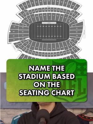 Guess the NFL stadium based on the seating chart 🏟️ #nfl #nfltrivia #sportstrivia 