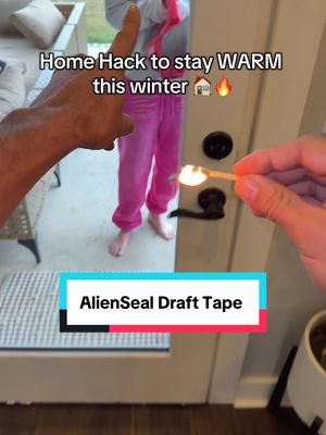It’s that time of year to check the gaps in your doors and windows #alienseal #drafttape #homeimprovement #energyefficient #homehacks 