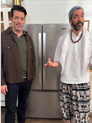 #WhirlpoolPartner Holiday hosting mode: chill. This @Whirlpool french door refrigerator has dual ice makers, adjustable shelves, and enough space for our entire family feast —so we can prep while also keeping the zen vibes going. 🧘 #ad 