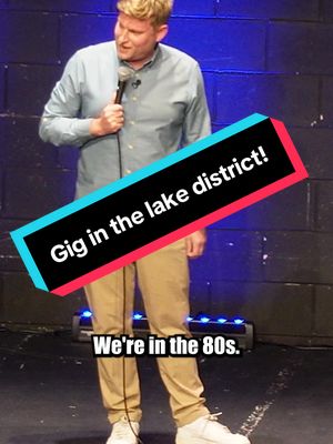 A gig in the Lake District? - the fleece count was high! @brewery_arts_kendal #funny #improv #crowdwork #fyp #lakedistrict 