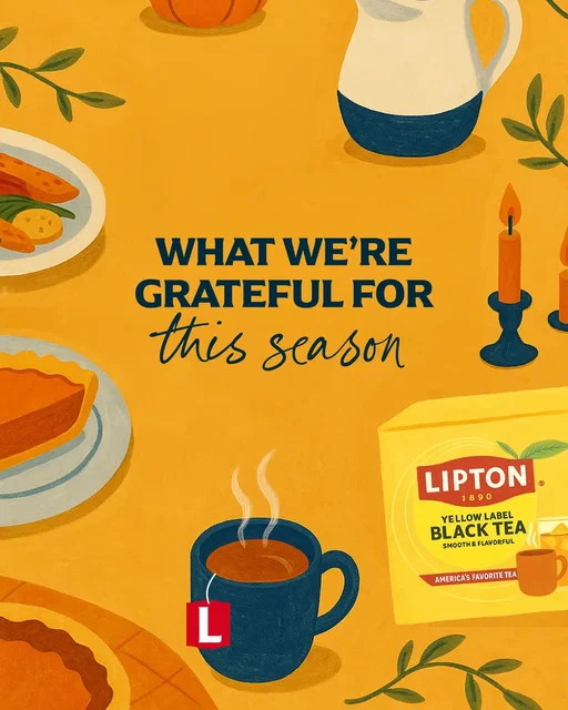 Grateful hearts, warm mugs and all the little moments in between 💛 Swipe through to see what we’re raising our cups to and let us know what you’re grateful for today! 🙏🍵  #LiptonTea #LiptonMoments