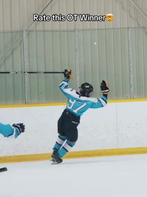 what do you rate this OT winner?  #lug #hockey #otwinner #celly 
