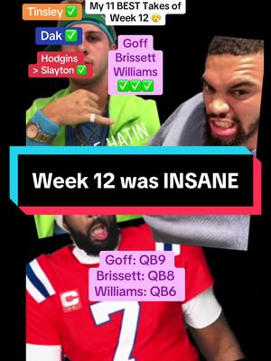 NFL Week 12 was INSANE! #fantasyfootball2025 #fantasyfootballadvice #fantasyfootballtips #fantasyfootball #falconswalterpicks 