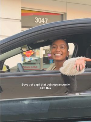 My girlfriend spotted me at a gas station 😂😂