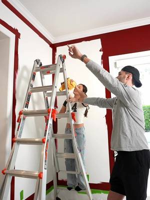 the glow up goes CRAZY, tysm to @BEHR® Paint and CHIPOTLE PASTE!!! #ad (the literal dream partner for this makeover series) so excited to see this dining room come together, see you in part 3! 