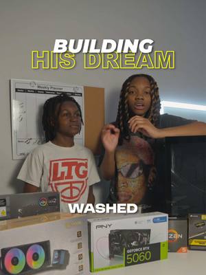 the best sister anyone could ask for🙌🏾😭 || Building My Brother’s DREAM Gaming PC ( for Christmas )❤️‍🔥 #Q4 #christmas #gamingpc #pcbuild #heyanngel 