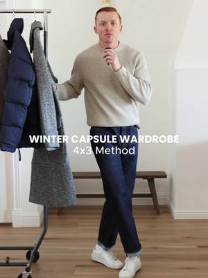 My winter capsule wardrobe is here! Head to the link in my bio to get the full guide! This is just a glimpse using the 4x3 method. I chose 3 items in each of the 4 main categories and created a bunch of great outfits. But you’ll definitely want to check out the full guide with 30 outfits and even more possibilities! And the best part is tons of these are on sale right now too 🙌 #mensstyle #mensfashion #capsulewardrobe #menswinterfashion #menswinterstyle 
