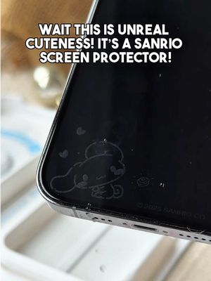 Check out this beyond adorable #sanrio #screenprotector #iphone #hellokitty #cinnamoroll  