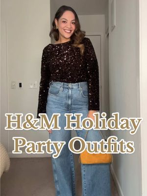 Holiday party outfits from H&M! All the holiday party wear pieces are under $50 ❤️💚 #holidaypartyoutfit #christmasoutfit #holidayoutfit #partyoutfit #newyearsoutfit @H&M 