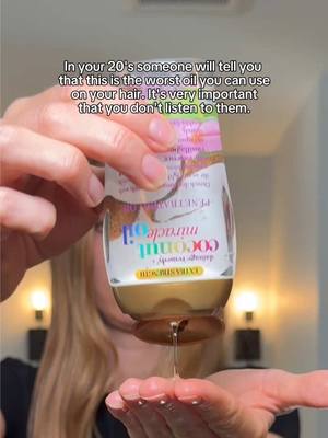 Their reason? It has silicones that will just coat your hair. My answer? So does that expensive oil you’re using… been using this oil for yearssss and the only thing I regret is not discovering it sooner!! #hairoil #longhair #healthyhair #hairgrowth 