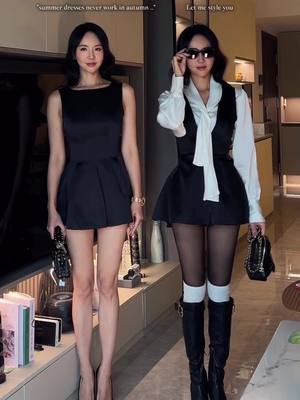 Styling in summer vs winter ✨ @Ivy～ 