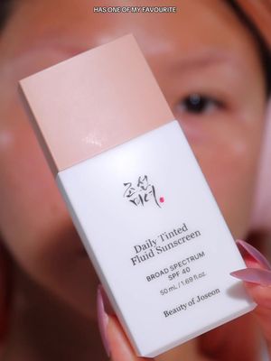 What’s your make up pet peeve? This tinted sunscreen is so hyped on tiktok shop, and I was so excited to try this because i absolutely love @Beauty of Joseon ‘s sun relief aqua fresh sunscreen. This shade LP110 pulls a bit pink & light on me, and it seems to create a weird film on my skin that I just don’t love…sadly it also pills on my skin…have you tried this? What’s your experience? #tintedsunscreen #foundationreview 