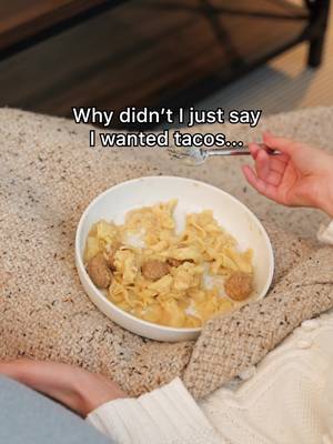 Should’ve listened to my heart. (My heart wanted Old El Paso.) 