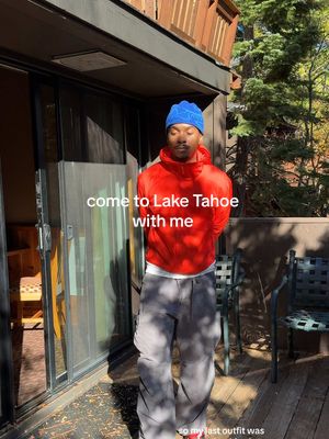 Come with me to Lake Tahoe 🚶🏾‍♂️🌲 The views were unbeatable, don’t let anything stop you from seeing that.👏🏽 #gorpcore #outdoorsy 