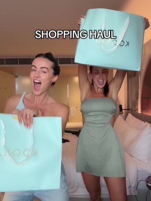 Our shopping haul!!!! Also we had the zoomies / giggles 🤭  #haul #shoppinghaul #shopping #kookai #tiktokawards 