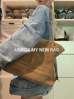 Unboxing my birthday bag 🤍 #unboxing #designerbag #saintlaurent #ysljamie 