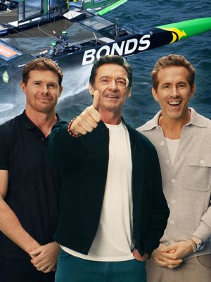Captain Tom Slingsby and the @Bonds Flying Roos SailGP Team embody courage, determination, and teamwork. Words that hit harder in #HughJackman's thick Aussie brogue. Now go win that fourth Grand Final in Abu Dhabi, Roos. LFG. All aboard! @BondsAu, @mondaydotcom, @Blueberry Markets, and @SailGP!