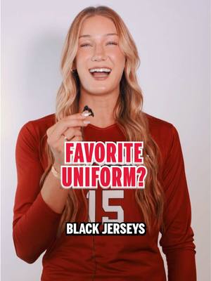 Safe to say @Nebraska Volleyball loves their black threads 👀