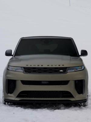 One way to warm up.​ Range Rover Sport SV. #RangeRover #RangeRoverSport Refer to the comments for the finer details.