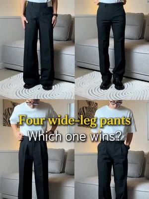 Wide-leg pants showdown! from @uniqlocanada, @global_musinsa to Goodlifeworks. Which one caught your eyes? Lmk! 👀 #widelegpants #menspants #mensstyle #mensfashionwear #mensootd 