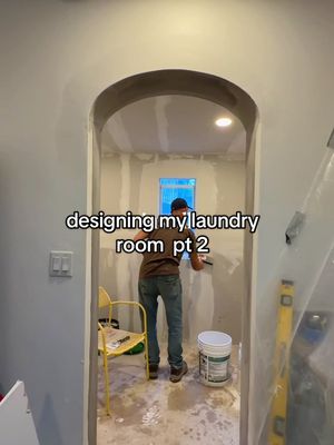 designing my laundry room pt 2 🩵🌟👷‍♀️