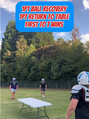 7 Points Wins🏈 1 point for ball recover and 1 for return to table #sports #football #game #tacklefootball @JakeAjemian30 @Speed 