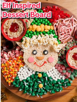 24-Hrs of Elf on TBS calls for a festive dessert board. Settle in with Buddy-approved sweets all day long! Sponsored by @TBS Network #AllIWatchForChristmas 