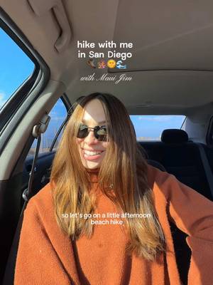 Mini afternoon hike in San Diego with @Maui Jim 🌞🥾 #ad recently added the Ho’okipa Ultras to my hiking sunglasses lineup and I’ve been wearing them everyday. Can’t believe this is my new home!! 🌊 #MauiJim #sandiego #outdoorsygirl #hikingvlog 