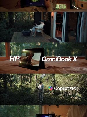 This is the most uniquely versatile laptop I've ever used. The @HP OmniBook X is a multi-functional powerhouse with 4 different configurations –  laptop mode, reverse mode, tablet mode, and tent mode. It is the perfect laptop for the multi-faceted entrepreneur who values both productivity and gaming. The HP OmniBook X with Copilot+ PC features make it the perfect work/AI companion.  @Windows #ad #HPOmniBook #HPAIPC #INeedItForWork #CopilotPCs