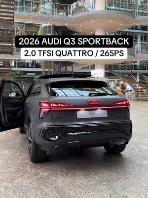 2026 Audi Q3 Sportback🖤 #fyp #fürdich #audi #q3 