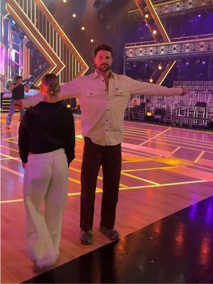 If you saw the original video…no you didn’t 😂 I owed him one. @Dancing with the Stars #DWTS 