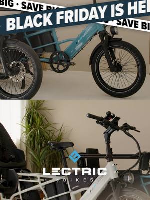 The countdown is on! It’s the last week for Black Friday savings! ⏰ Score up to $800 off your next ride while the year’s best deals last. Place your order this week to lock in your savings and get it in time for the holidays! 🎄🚲 lectricebikes.com/pages/promos