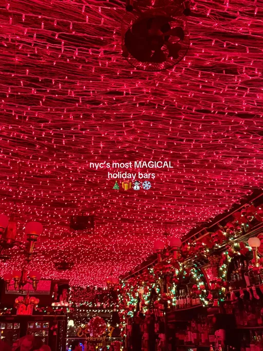 #nycchristmas #christmas #christmasinnewyork #nycbars #nyclife 