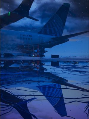 The only gate you'll find me near is an airport gate. #StrangerThings #UpsideDown #UnitedAirlines 