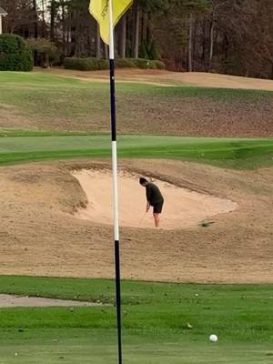 I thought this was the hardest shot in golf?🤔 #jakedezgolf #golf #golfswing #progolf #golfcontent      