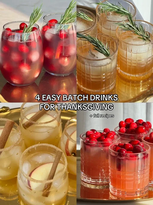 #thanksgivingdinner #thanksgiving #thanksgivingrecipes #holidays #holidayrecipes #cocktails #cocktail #drinktok 