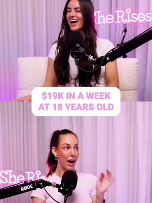 She made $19,000 in a week!! @ashybines opens up about a cheeky chapter in her life as a skimpy barmaid at 18 🍻 Have a listen to today's episode to hear her story and how she's no longer afraid to let people know about it 🫶🎧 @tijanabundalo_  #sherisespodcast #newepisode