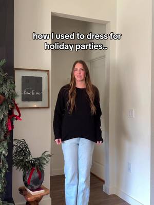Holiday party outfit inspo as a rectangle body type! Everything is from Walmart or Amazon & ⛓️‍💥are in my LTK❤️ #holidaypartyoutfit #outfitinspo #bodytype 