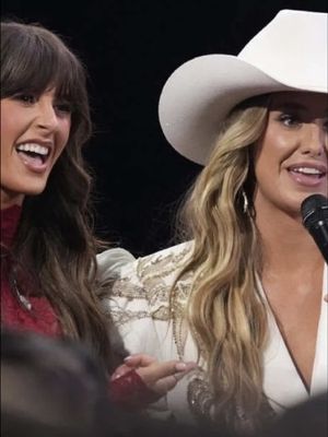 Sure do love these two 😍 @Lainey Wilson @Ella Langley @Country Music Association #Stagecoach #CMA #cmaawards 