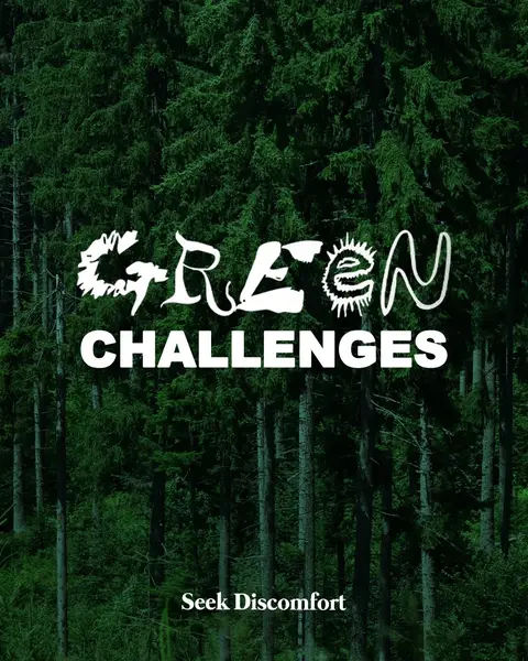 Are you ready to make a difference? 🌳💚 In honor of Green Friday, we created the Green Challenges to help you take action for a healthier planet. Remember, small steps done together can make a big impact for our future. Let’s get started! 1: Unplug for the evening: Instead of turning on the TV or using your phone in the evening, take the time to disconnect and enjoy a book or a walk in nature. 2: Clean up local green space: Parks and trails are few and far between in many towns, so spend some time picking up trash and keeping nature wild. 3: Walk or bike instead of drive: Walking and cycling are great for the mind and body, but even better for the soul is knowing you’re not polluting. 4: Go plant-based for the day: Eat a plant-based meal once a day. Not just for your health or the environment, but for the animals we share our home with. 5: Stop using single use plastic: We have enough plastic in the world, so grab your favorite tote and be ready to say, “I’ve got one, thanks,” when asked if you need a bag. 6: Bring your own cup: Drinking lots of water and enjoying your morning coffee is sacred, but we don’t need more plastic bottles and cups, so bring your own. 7: Sweater on, heating down: It can get frosty during the winter, but instead of turning up the heat, put on your favorite sweater to stay cozy (especially if it is a Seek Discomfort sweater) Are you up for the challenge? Let us know in the comments if you’re game and keep us updated on your stories! Remember to tag us so we can share with the community 🌱