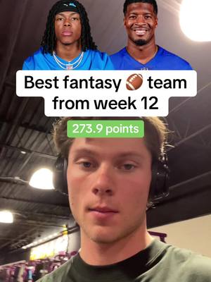 The best fantasy football team in week 12 🏈 #fantasyfootball #nflfantasyfootball #nflfantasy 