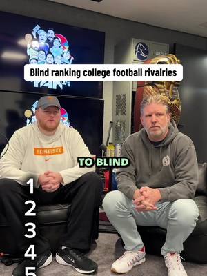 Blind ranking college football rivalries. #alabamafootball #auburnfootball #ohiostatefootball #michiganfootball  
