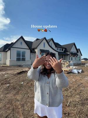 It’s the first time showing you and also  me seeing the new updates so they’re all my real raw reactions. The excitement shows sorry 🥹🏡🤎 #firsttimehomebuyer #newhome #homeowner #buildingahouse #marriedlife 