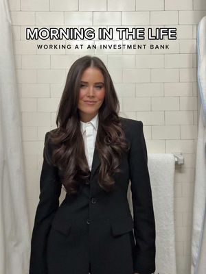 an exciting week ahead woohooo — spend the morning with me working at the investment bank in NYC! adding my Dyson to my morning routine has been a game changer! @Dyson USA @Peter Thomas Roth Labs @Charlotte Tilbury @Summer Fridays @YSL Beauty @SK-II @Dr. Dennis Gross Skincare @TRESemmé 