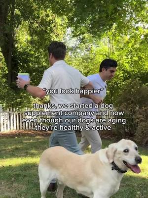 we look happier? that’s because we are 💙😌 #dogtok #dogsupplements 